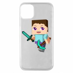 Чохол для iPhone 11 Pro Steve minecraft - PrintSalon