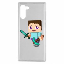 Чохол для Samsung Note 10 Steve minecraft - PrintSalon