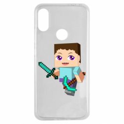 Чохол для Xiaomi Redmi Note 7 Steve minecraft - PrintSalon