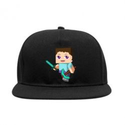 Снепбек Steve minecraft - PrintSalon