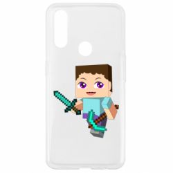 Чохол для Oppo A31 Steve minecraft - PrintSalon