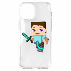 Чохол для iPhone 12 mini Steve minecraft - PrintSalon