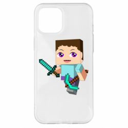 Чохол для iPhone 12 Pro Max Steve minecraft - PrintSalon