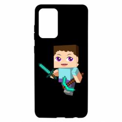 Чохол для Samsung A72 5G Steve minecraft - PrintSalon