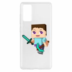 Чохол для Samsung S20 FE Steve minecraft - PrintSalon
