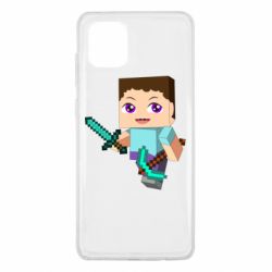 Чохол для Samsung Note 10 Lite Steve minecraft - PrintSalon
