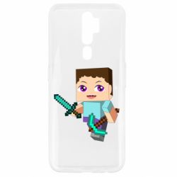 Чохол для Oppo A5/A9 2020 Steve minecraft - PrintSalon