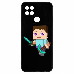 Чохол для Oppo A15s / A15 Steve minecraft - PrintSalon