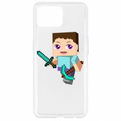 Чехол для Oppo Reno 4 Lite Steve minecraft