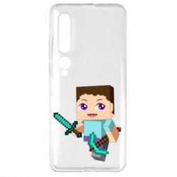Чохол для Xiaomi Mi10 / 10 Pro Steve minecraft - PrintSalon