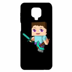 Чохол для Xiaomi Redmi Note 9S / 9Pro / 9Pro Max Steve minecraft - PrintSalon