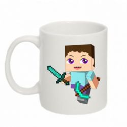 Чашка 320ml Steve minecraft