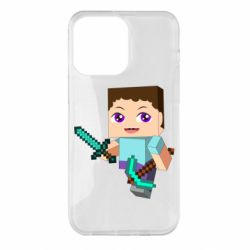 Чохол для iPhone 14 Pro Max Steve minecraft