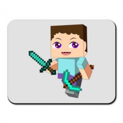 Килимок для миші Steve minecraft - PrintSalon