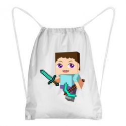 Рюкзак-мішок Steve minecraft - PrintSalon