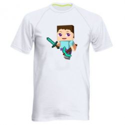 Чоловіча футболка для спорту Steve minecraft - PrintSalon