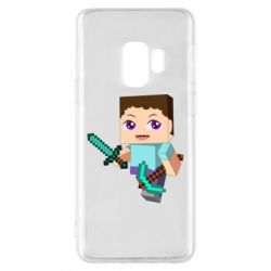 Чохол для Samsung S9 Steve minecraft - PrintSalon