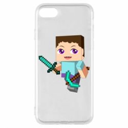 Чохол для iPhone 7 Steve minecraft - PrintSalon