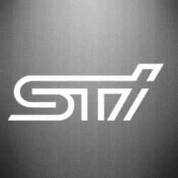 Наклейка STI Logo - PrintSalon