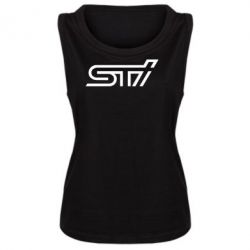 Женская майка STI Logo - PrintSalon