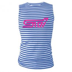 Майка-тельняшка STI Logo - PrintSalon