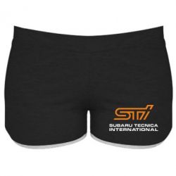 Женские шорты STI - PrintSalon