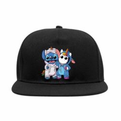 Снепбек Стич и единорог - PrintSalon