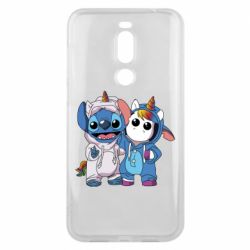 Чехол для Meizu X8 Стич и единорог - PrintSalon