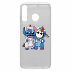 Чехол для Huawei P30 Lite Стич и единорог - PrintSalon