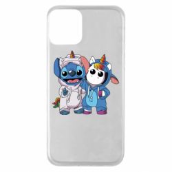 Чехол для iPhone 11 Стич и единорог - PrintSalon