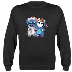 Cвитшот Стич и единорог - PrintSalon