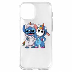 Чехол для iPhone 12 mini Стич и единорог - PrintSalon