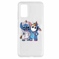 Чехол для Samsung S20 Стич и единорог - PrintSalon