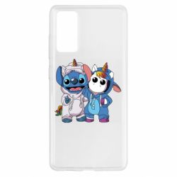 Чехол для Samsung S20 FE Стич и единорог - PrintSalon