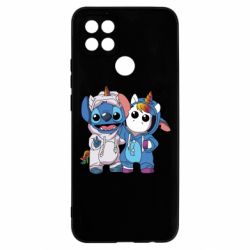 Чехол для Oppo A15s/A15 Стич и единорог - PrintSalon