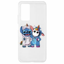 Чехол для Xiaomi Mi 10T/10T Pro Стич и единорог - PrintSalon