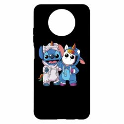 Чехол для Xiaomi Redmi Note 9 5G/Redmi Note 9T Стич и единорог - PrintSalon