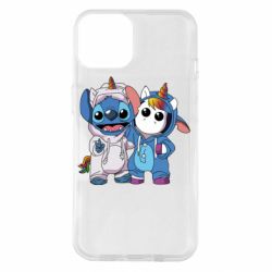 Чохол для iPhone 14 Стіч і єдиноріг