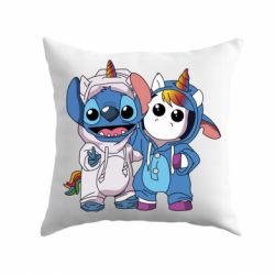Подушка Стич и единорог