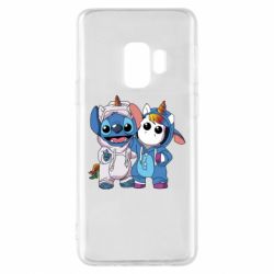Чехол для Samsung S9 Стич и единорог - PrintSalon