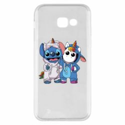 Чехол для Samsung A5 2017 Стич и единорог - PrintSalon