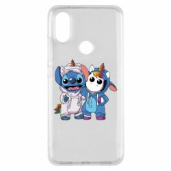 Чехол для Xiaomi Mi A2 Стич и единорог - PrintSalon