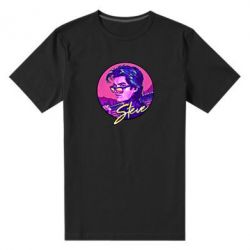 Мужская футболка премиум Стив очень странные дела - PrintSalon