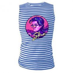 Майка-тельняшка Стив очень странные дела - PrintSalon