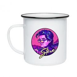 Кружка эмалированная Стив очень странные дела - PrintSalon