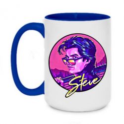 Чашка двухцветная 420ml Стив очень странные дела - PrintSalon