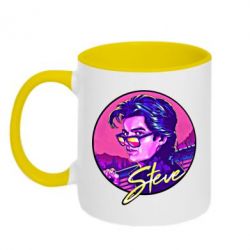 Чашка двокольорова Стів дуже дивні справи