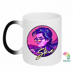 Чашка-хамелеон Стив очень странные дела - PrintSalon