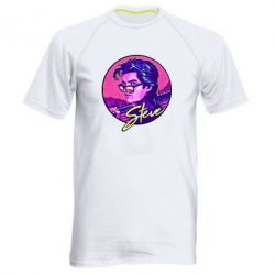 Мужская футболка для спорта Стив очень странные дела - PrintSalon