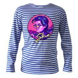 Тельняшка с длинным рукавом Стив очень странные дела - PrintSalon